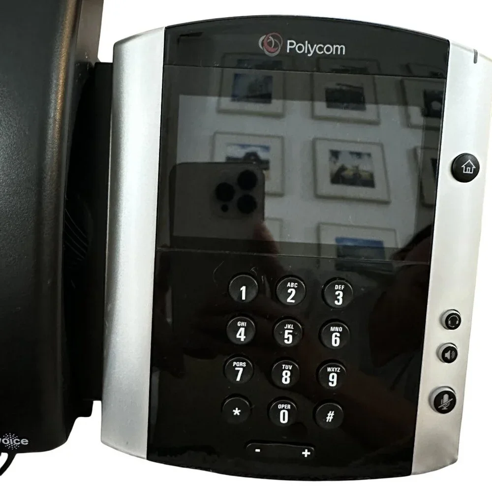 Polycom VVX 601 Office Phone Touchscreen Media Corded Telephone 2201-48600-001